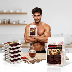 Chá Energético de Ginseng e Maca Natural Chinês para Fertilidade Masculina, Pacote de Cinco Tesouros - Product Image 5