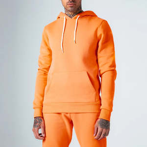 Precio de fábrica Cantidad a granel Sudaderas con capucha de algodón para hombre con conjunto de pantalones con logotipo personalizado Chándales de invierno - Product Image 2