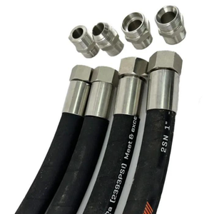 Высокое давление SAE 100 <span class=keywords><strong>R16</strong></span> проволочный Плетеный гидравлический шланг черный NBR для промышленного и мобильного оборудования, применение воды - Product Image 6