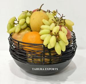 2026 Classic Fruit <b>Cage</b> Metallic Artistic Hollow Stylish Fruit Basket Spacious Handcrafted Refined Sturdy Fruit Holder Detailed - Product Image 5