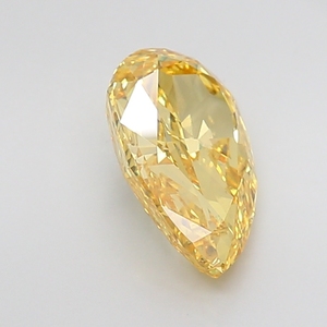 Diamant de laboratoire CVD de luxe de 1,03 carat, taille marquise, jaune vif fantaisie, VS1, certifié IGI, excellente taille, percé au laser, 642431401 - Product Image 3