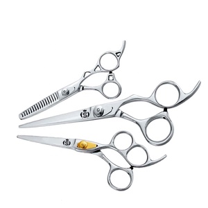 Ciseaux de barbier ciseaux de coupe de cheveux en acier inoxydable japonais ciseaux d'amincissement ciseaux de coiffure avec Logo personnalisé - Product Image 4