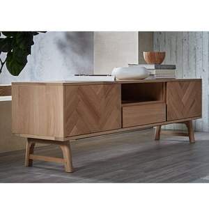 <b>Modern</b> Industrial High Quality Teak Wood Side Cabinet for Home Solid and Strong with Storage Features <b>Bed</b> Furniture - Product Image 1