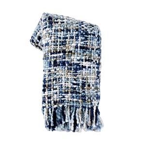 Mantas Acrílicas Cómodas para Decoración del Hogar, Mantas Tejidas Económicas para Sofá con Borlas - Product Image 1