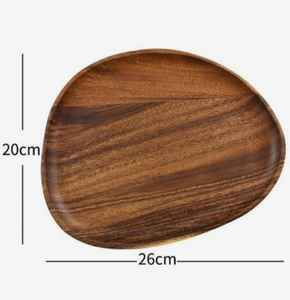 Elegant handmade wooden <b>platter</b> board <b>for</b> fruits cheese and snacks rustic wooden <b>serving</b> tray <b>for</b> home and restaurant use - Product Image 3