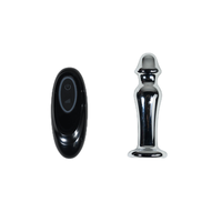 Jouet sexuel pour femmes, plug anal perlé, vibrateur à télécommande - Plug anal double bulbe, étanche IPX7, 3 vitesses, 7 modes, 2 tailles
