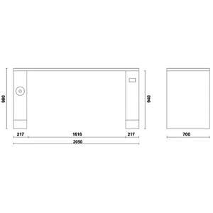 BETA RSC55 Établi 2m pour combinaison d'équipements d'atelier Produit de postes de travail haut de gamme - Product Image 5