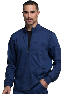 Veste de gommage pour hommes | Poches avant en coton Polyester de haute qualité, fermeture à glissière à manches longues, Logo personnalisé - Product Image 5