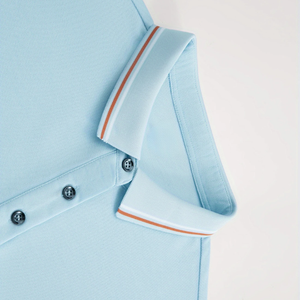 Polo de golf personnalisé OEM pour hommes, 100% coton, manches courtes - Product Image 3