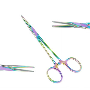 คีมหนีบเคลลี่เฮมโมสเตท5.5 "หูล็อคตรงสีรุ้งสำหรับผ่าตัด - Product Image 1