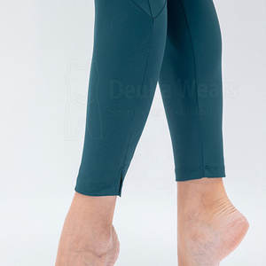 จั๊มสูทโยคะเอวสูงสั่งตัดได้ตามขนาดสำหรับผู้หญิง ผลิตจากโพลีเอสเตอร์ ทรงเข้ารูป ยืดหยุ่นได้ ไม่มีแขน เหมาะสำหรับฤดูร้อน - Product Image 6