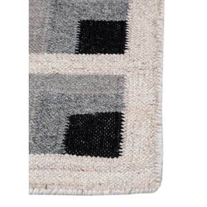 พรมเช็คเกอร์ส ไอวอรี่ แฟลตวีฟส์ วูล&วิสโคส ลายเรขาคณิต สำหรับใช้ในบ้าน-ADWV-13056 - Product Image 4