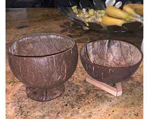 Tazón de cáscara de coco de Vietnam Hecho con material de coco real Acabado ecológico Tazón de cáscara de coco Listo para enviar - Product Image 3