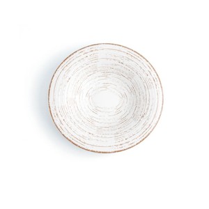 Assiette en porcelaine blanche Tornado 29 cm - Product Image 1