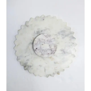 Marble Lazy Susan Bandeja para servir almacenamiento de alimentos Producto más vendido Marble Lazy Susan Con la mejor calidad - Product Image 3