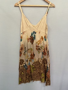 Robes longues en coton et lin à imprimé floral décontractées pour dames personnalisées Robes longues pour femmes à manches bouffantes - Product Image 2