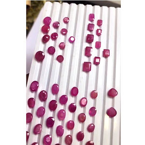 164 pièces de Bangkok rubis 7x5 8x6 9x7 10x8mm poire ovale 5 6 7mm facette ronde 275 cts Lot Iroc ventes pierres précieuses traitées chauffées US $121 - Product Image 2