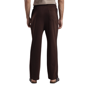 Mens Solid <b>Straight</b> <b>Leg</b> <b>Track</b> <b>Pants</b> Elastic Waist Drawstring Lounge Trousers Soft Stretch Casual Sweatpants Relaxed Fit Pockets - Product Image 2