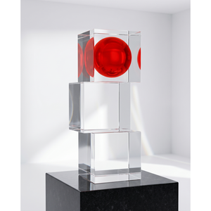 Trophée en acrylique personnalisé gravé au laser, cadeau nautique sportif, plaque en cristal vierge, cadeau d'entreprise - Product Image 2