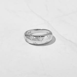 Anillos de Plata 925 con Circonita Cúbica, Diseño Clásico y Moderno, Anillos de Boda para Mujer, Personalizables - Product Image 1