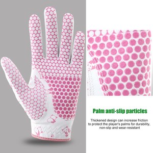 ถุงมือกอล์ฟหนังแท้สีขาวกันลื่นสำหรับผู้ชายจาก KATBROS INDUSTRY พร้อมสีและโลโก้ขนาดที่กำหนดเองได้ - Product Image 2