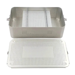 ถาดฆ่าเชื้ออุปกรณ์สแตนเลสคุณภาพสูงแบบใช้มือสำหรับโรงพยาบาล กล่องฆ่าเชื้อสำหรับเก็บอุปกรณ์ MOL - Product Image 2