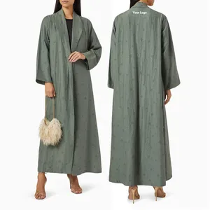 Best Selling abaya Long Sleeve Middle East Arabic style abaya Islamic Clothing Women Modest Abaya Muslim custom caftan turn cuff