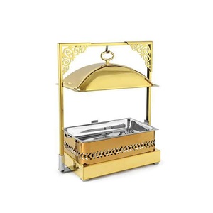 Vajilla para fiesta de boda, catering decorativo, plato de frotamiento, cazuela para fiesta de boda, calentador de comida, plato de frotamiento - Product Image 6