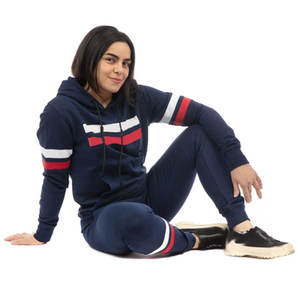 Conjunto personalizado de chándal de manga larga de moda para mujer, ajuste regular de fábrica OEM/ODM. - Product Image 6