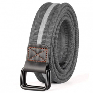 Cinturón de piel de vaca genuino de capa superior informal Hebilla ancha con pretina de aleación simple para jóvenes y de mediana edad - Product Image 2