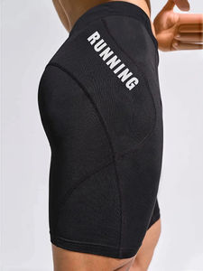 Pantalones cortos deportivos de bolsillo con gráfico de letras para hombre, pantalones cortos deportivos de algodón y poliéster para correr, entrenamiento informal, estampado de verano personalizado - Product Image 2