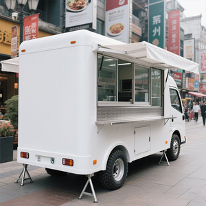 Venta móvil Street Food Shop Cart <span class=keywords><strong>Mini</strong></span> Trailer Food Truck Dining Car - Product Image 4