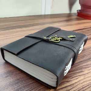 Carnet de notes en cuir à Usage personnel, carnet de voyage, agenda personnalisé, carnet de notes en cuir, Journal en papier vierge - Product Image 3