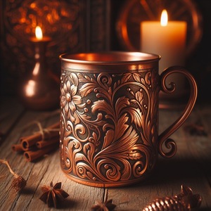 Leading for Amazon 550ml Cuivre Acier Inoxydable 18.5oz Verres Martelés Tasses en Céramique pour Cocktail Bière Moscou Mule Amazon's Choice - Product Image 3