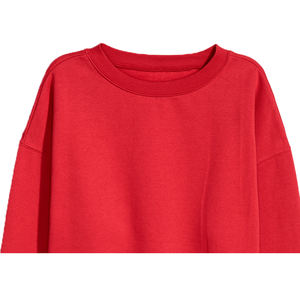 Sudadera Ecológica de Invierno para Mujer, Personalizada, Transpirable, de Poliéster/Algodón, con Forro Polar, Logotipo Frontal en Relieve/Bordado, Color Rojo - Product Image 4