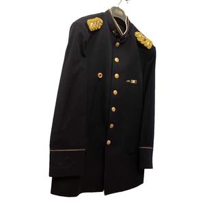 Jacket of the Argentine Infantry social or gala winter uniform finest dark <b>blue</b> coat and gold embroidery Uniform - Product Image 2