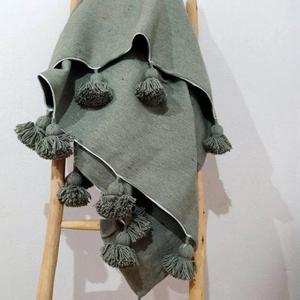 Manta Marroquí Hecha a Mano, Auténtica, Artesanal, Diseño Tribal, Suave, Tejida, Decoración para el Hogar, Regalo - Product Image 1