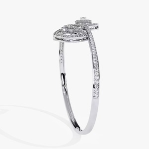 สร้อยข้อมือเพชรมอยส์ซอไนต์สไตล์คลาสสิกอาร์ตเดคโคออกแบบให้มีช่องว่างแบบเปิดสำหรับผู้หญิงของขวัญงานเลี้ยงแฟนซีที่ไม่เหมือนใครสำหรับเพื่อนสาว - Product Image 2