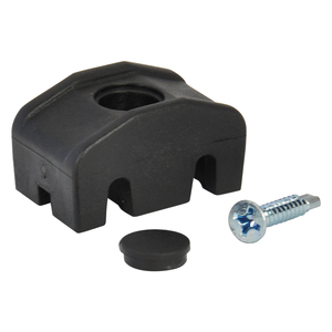 Piastra di fissaggio in nylon nera - Product Image 1