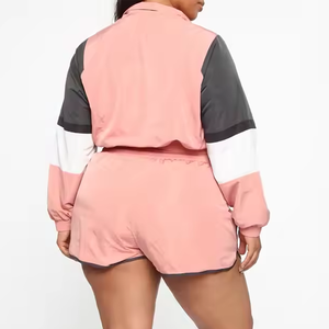 Chaqueta y pantalones cortos cortavientos de estilo personalizado Chaqueta y pantalones cortos cortavientos de alta calidad - Product Image 3