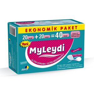 Protège-slip quotidien Myleydi en tissu non tissé, sans ailettes, ultra-absorbant, protection anti-fuites, surface sèche, super fin, menstruel, longueur 150 mm - Product Image 2