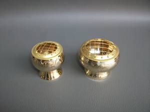 Porte-encens réglable en laiton, design moderne - Product Image 3