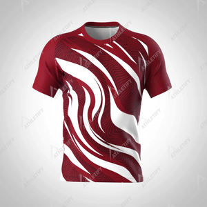 Camiseta de fútbol personalizada para hombre, diseño de alta calidad con logotipo de equipo personalizado y números, ideal para juegos de fútbol y sesiones de práctica - Product Image 2