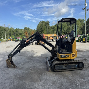 Mini-excavatrices d'occasion John Deere 50G 26p, tous modèles, poids opérationnel de 12 tonnes, capacité de la benne de 1,38 m, moteur Cummins, à vendre - Product Image 1