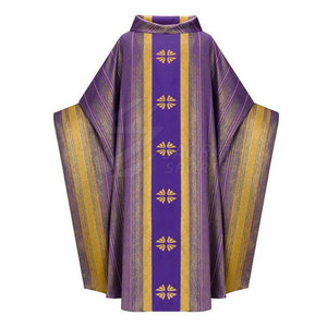 Robes d'église légères avec matériau respirant pour le confort Robes d'église à manches longues avec style classique et pleine longueur - Product Image 4