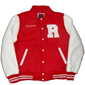 โลโก้ที่กําหนดเองขนสัตว์ Chenille เย็บปักถักร้อยเบสบอล Letterman แจ็คเก็ตผู้ชายวินเทจเปล่าแขนหนังแจ็คเก็ต Varsity - Product Image 1