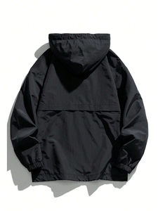 Veste d'extérieur coupe-vent de haute qualité, veste coupe-vent personnalisée pour hommes et femmes, style pull à capuche - Product Image 2