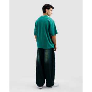 เสื้อยืดคอตตอนแท้ 100% สีเขียวฟอก เสื้อยืดออกกำลังกาย 280 กรัม ผ้าเจอร์ซีย์ พิมพ์ลายสกรีน พิมพ์ลายซิลค์สกรีน - Product Image 3