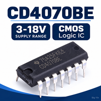 Stok CD4070 CD4070BE Quad 2-Input XOR Gate CMOS Logic IC Chip untuk Prototipe Sirkuit Digital Pasokan Grosir