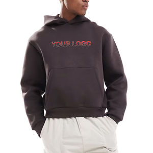 เสื้อฮู้ดสวมหัวเปิดไหล่ตกไซส์ใหญ่พิเศษสำหรับผู้ชายเสื้อมีฮู้ดแห้งเร็วระบายอากาศได้ดีสินค้ามาใหม่2025 - Product Image 5